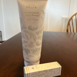 Lollia Snowdrop Perfumed Shower Gel and Hand Crème NEW